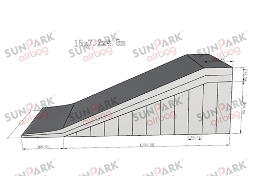 Design of Inflatable FMX Air Landing 01