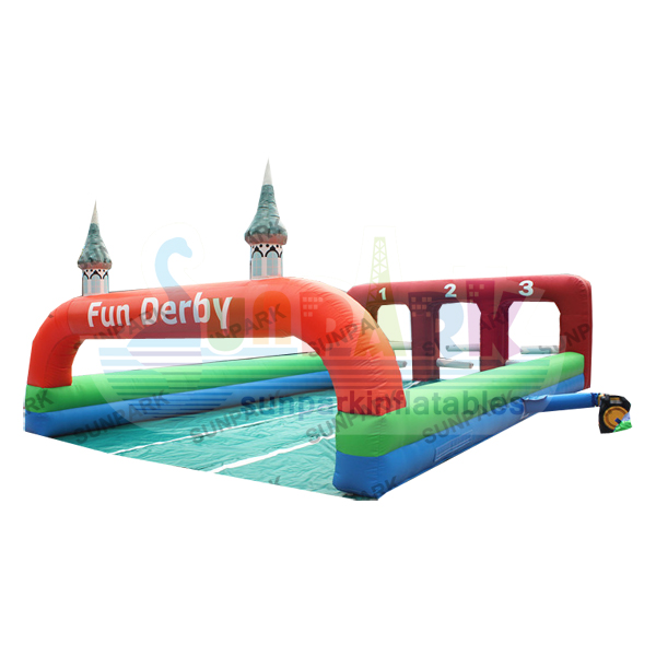 Inflatable Derby Horse Racing