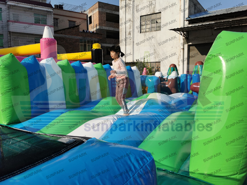 Mega Inflatable Obstacle Course
